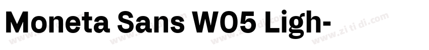Moneta Sans W05 Ligh字体转换